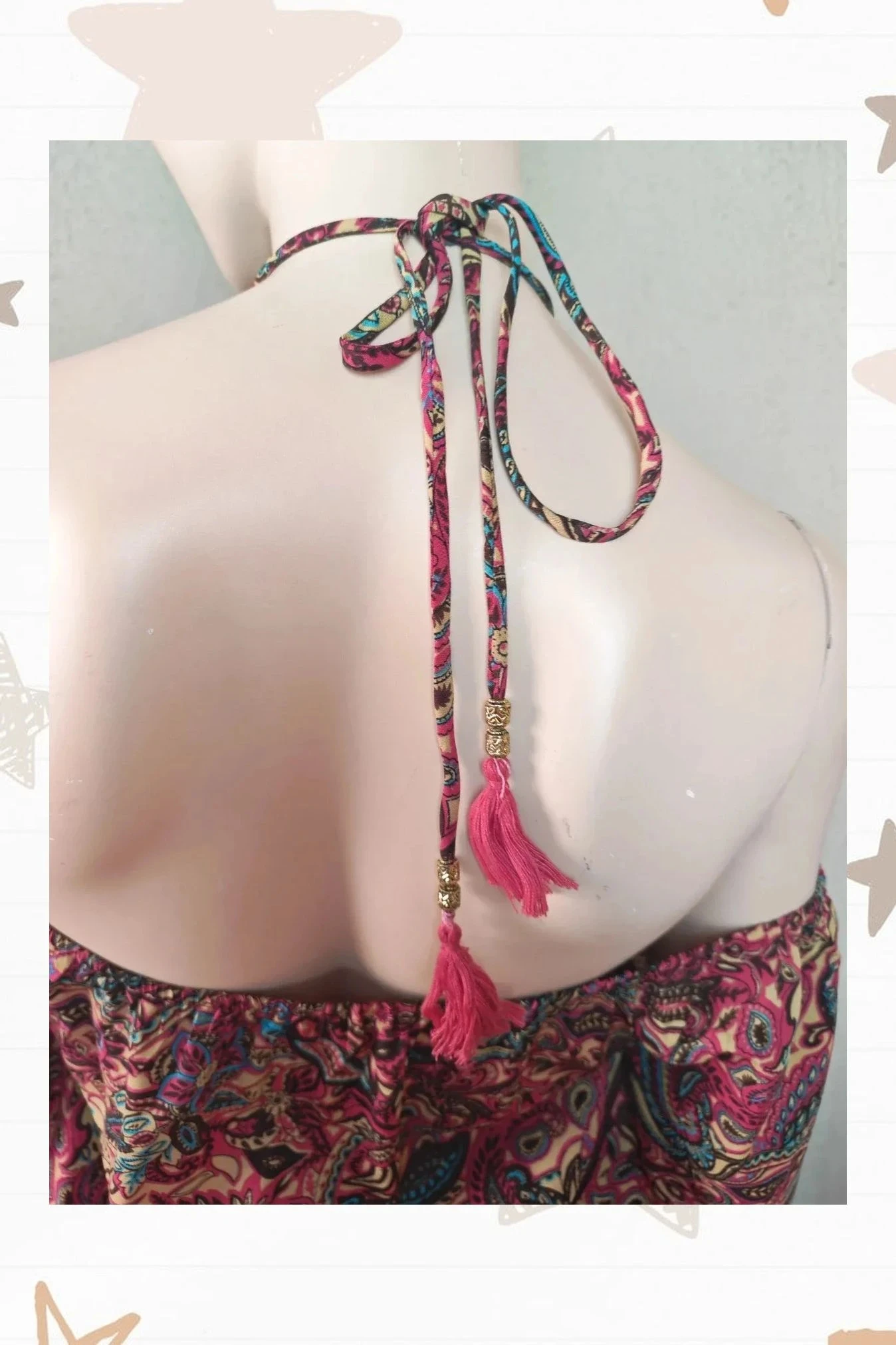 Vestido Largo Boho Chic Estampado Paisley – photo 5